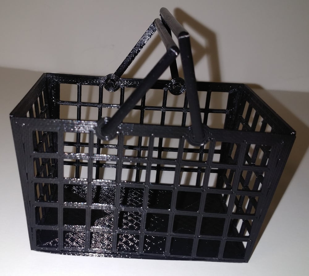 Shopping Basket - print flat