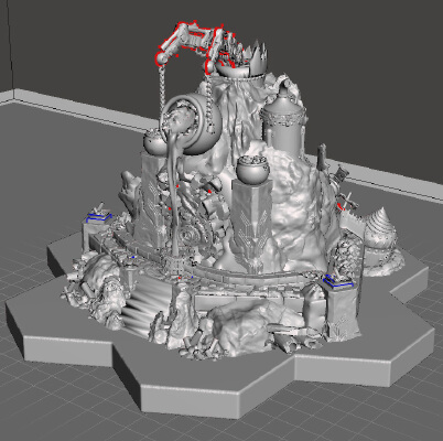 The Edge: Dawnfall - Dvergar Shrine - Junkyard | 3d print model