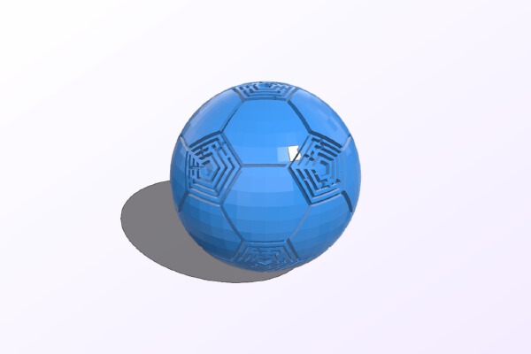 Maze soccer | 3d print model