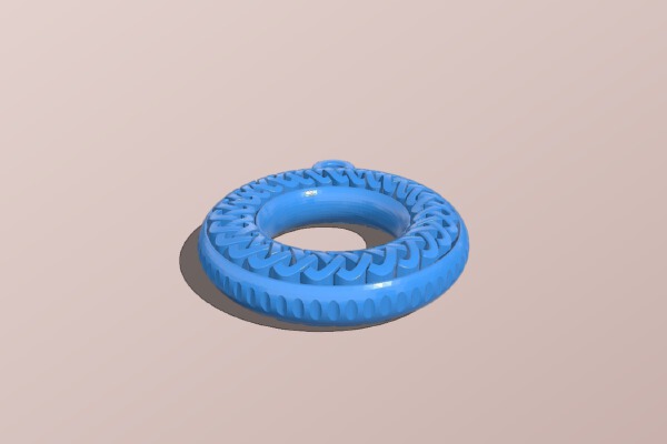 Eternal knot pendant | 3d print model