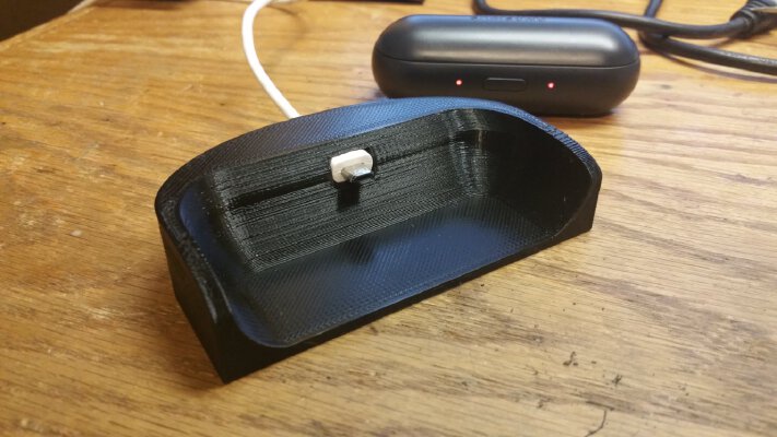 Samsung Gear IconX (2017) Wireless Earbud Case - Charging Dock | 3d print model