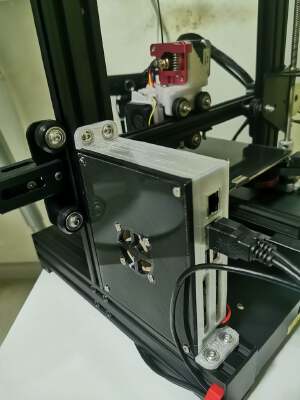 Ender 3 V2 Mounted Raspberry Pi 4 Case | 3d print model