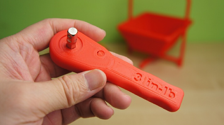 Nasa Wrench 1_4 inch socket with magnet | 3d print model