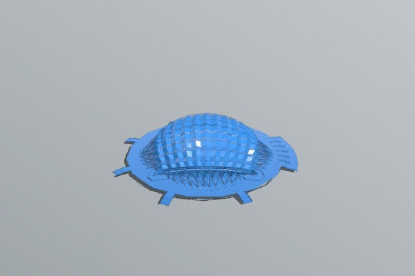 Felix Candela Stadium | 3d print model