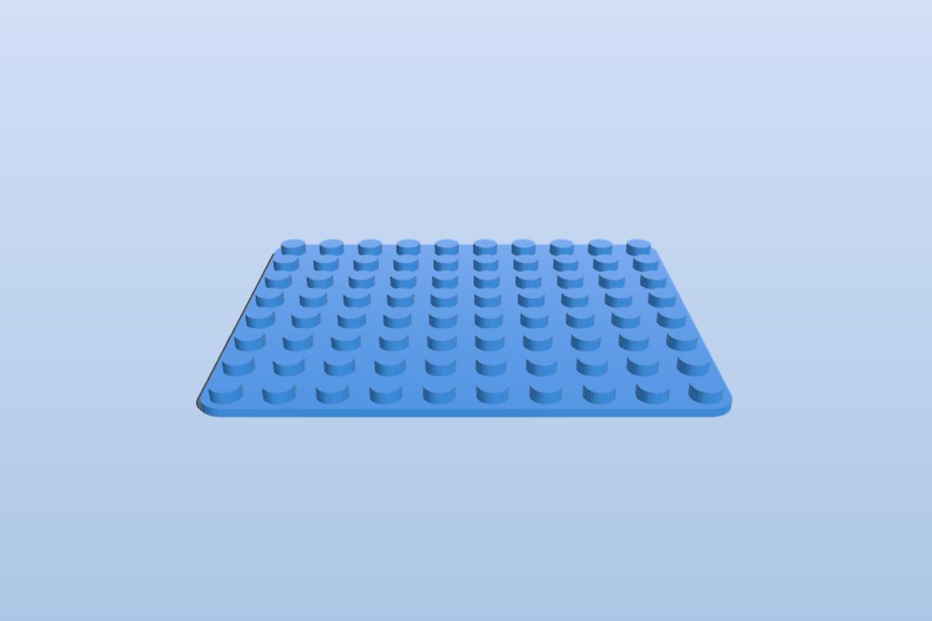 10x8 baseplate