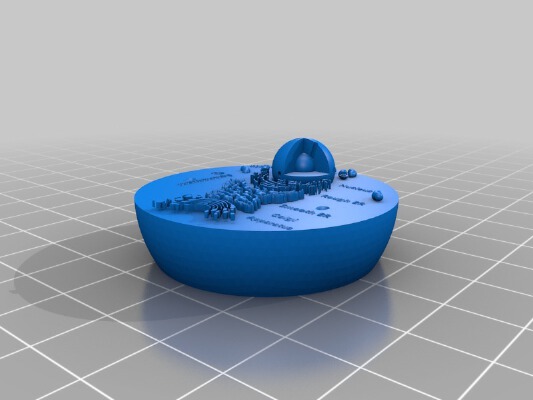 Animal Cell Model | 3d print model