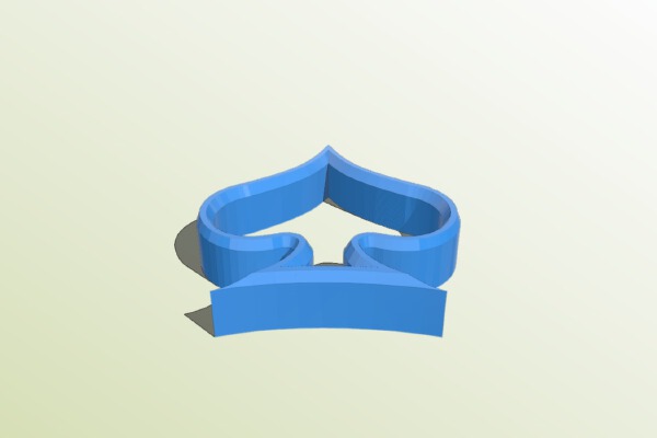 Ace of Spades Cookie Cutter | 3d print model