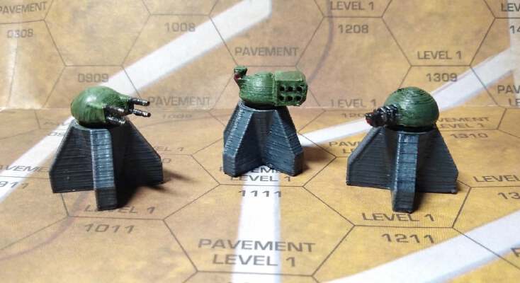 Sentry turrets (set) | 3d print model