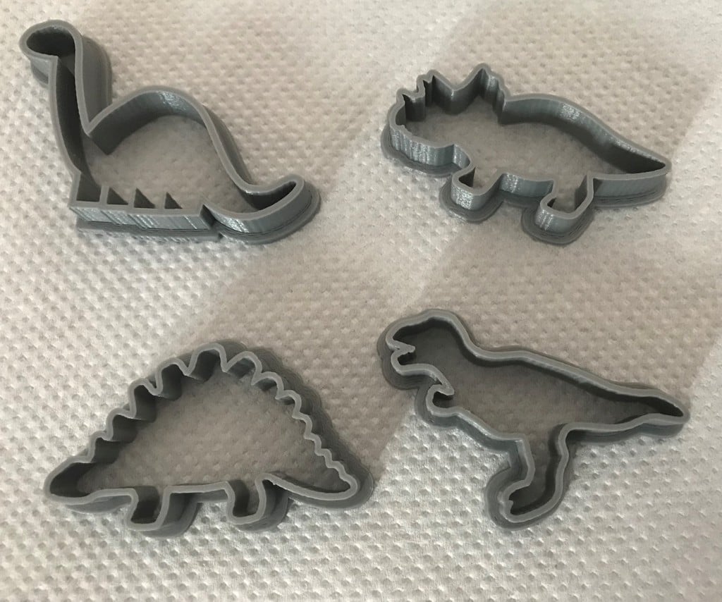 Dinosaur cookie_play-doh shapes - 50mm