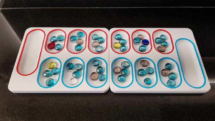 Mancala Board Game (Magnetic) | 3d print model