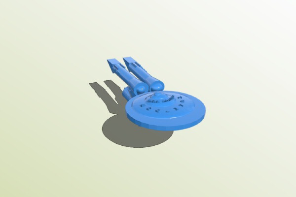 Into Darkness U.S.S. Enterprise NCC-1701 | 3d print model