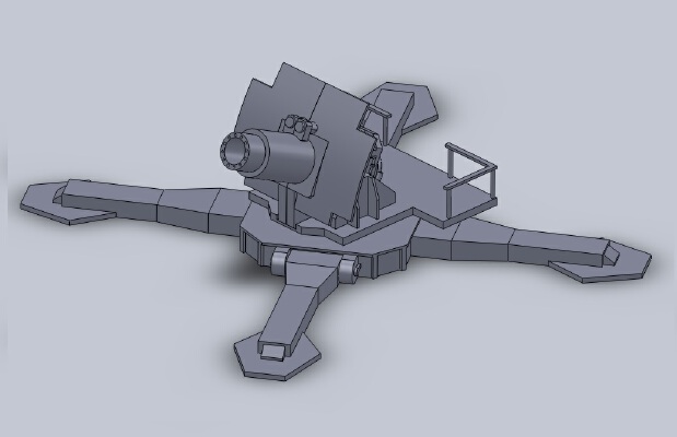 Artillery Platform | 3d print model