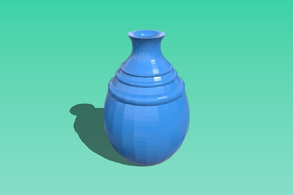 small flower vase | 3d print model