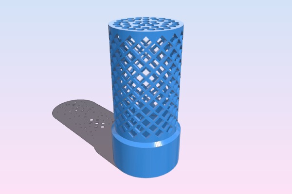 2" PVC Outlet Screen for Aquaponics | 3d print model