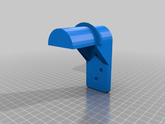 Collapsable Filament Reel holder for Wanhao i3 Z Extension | 3d print model