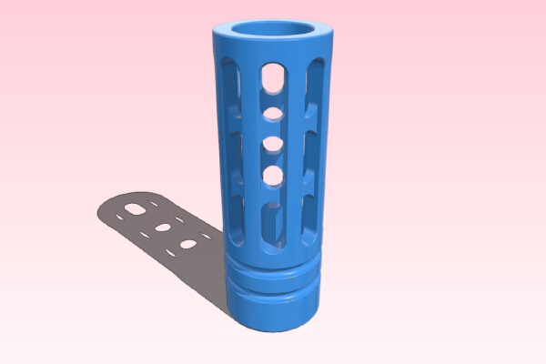 Nerf Muzzle Brake #28 | 3d print model