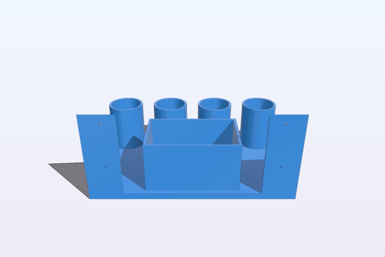 White board marker and eraser holder