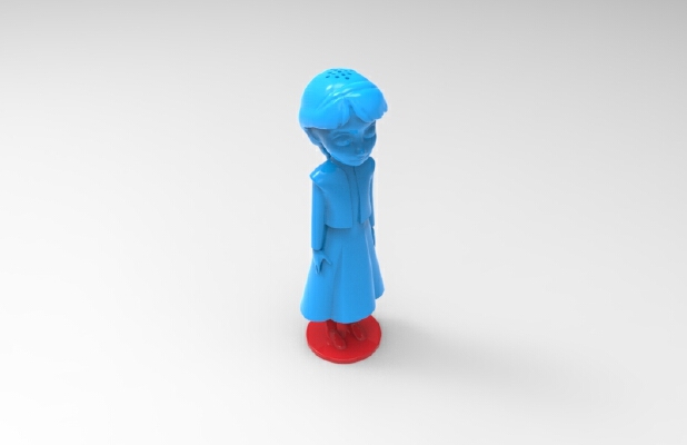 elsa salt shaker twist type | 3d print model