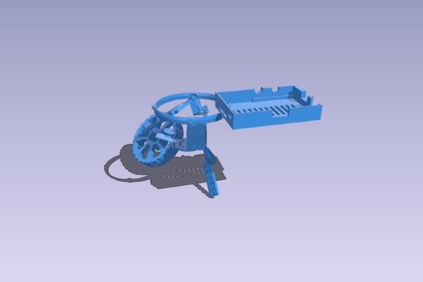 Larger operated by a Stackable Front | 3d print model