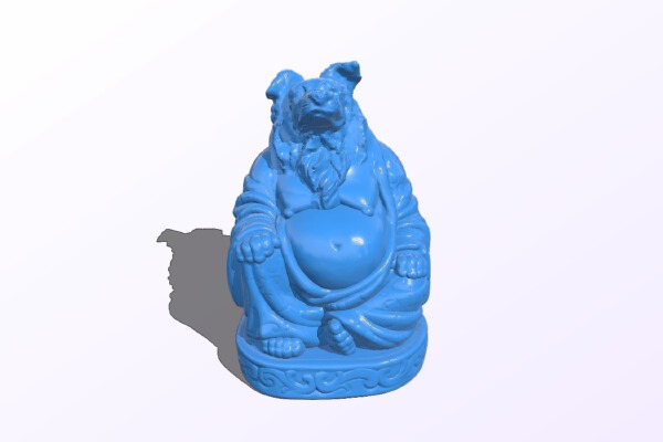 Border Collie Buddha (Canine Collection) | 3d print model