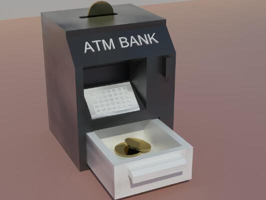 ATM money box | 3d print model