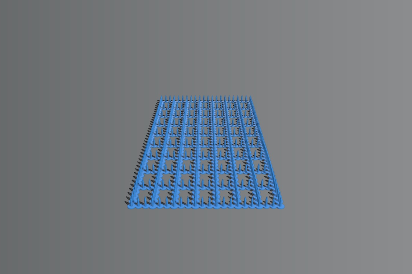 Bed of Nails (Test for even light distribution LCD _ DLP _ SLA Printers)