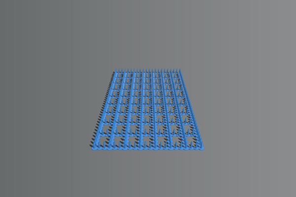 Bed of Nails (Test for even light distribution LCD _ DLP _ SLA Printers) | 3d print model