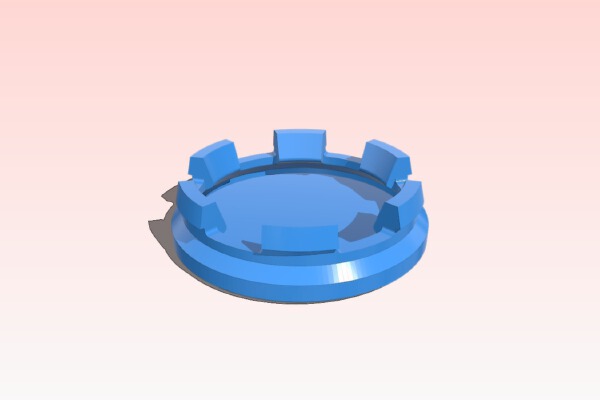 LADA Vesta SW Cross wheel cap R17 | 3d print model
