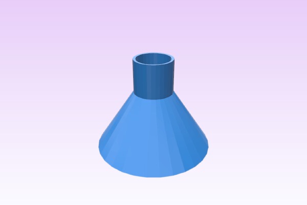 Small funnel for 1.5 l pet bottle | 3d print model