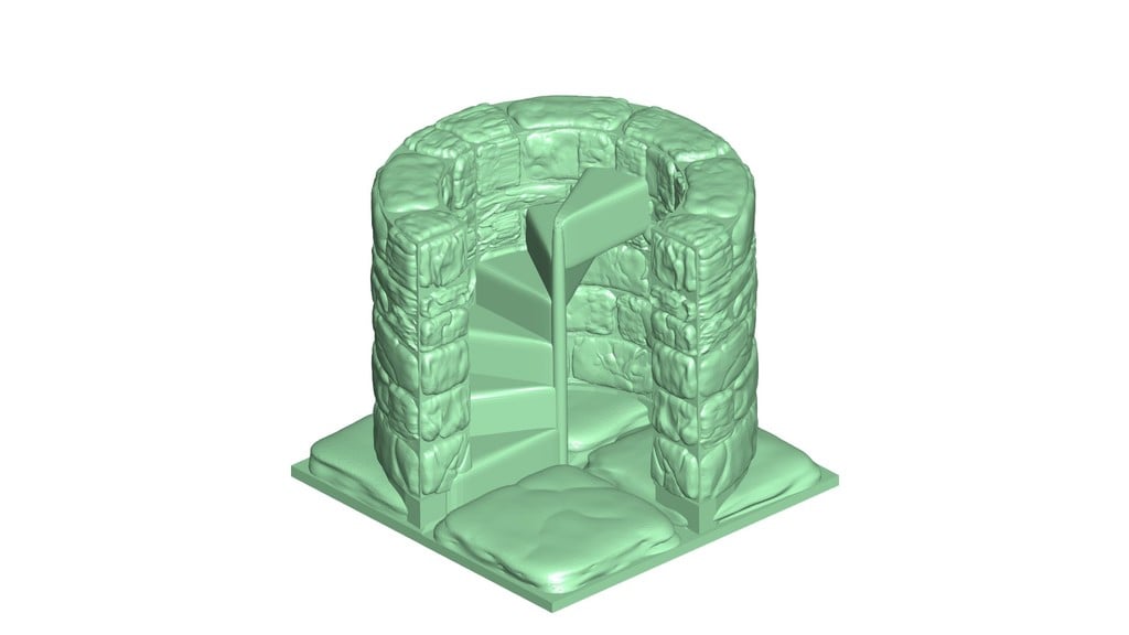 OpenForge 2.0 MAG Corner Spiral Stair