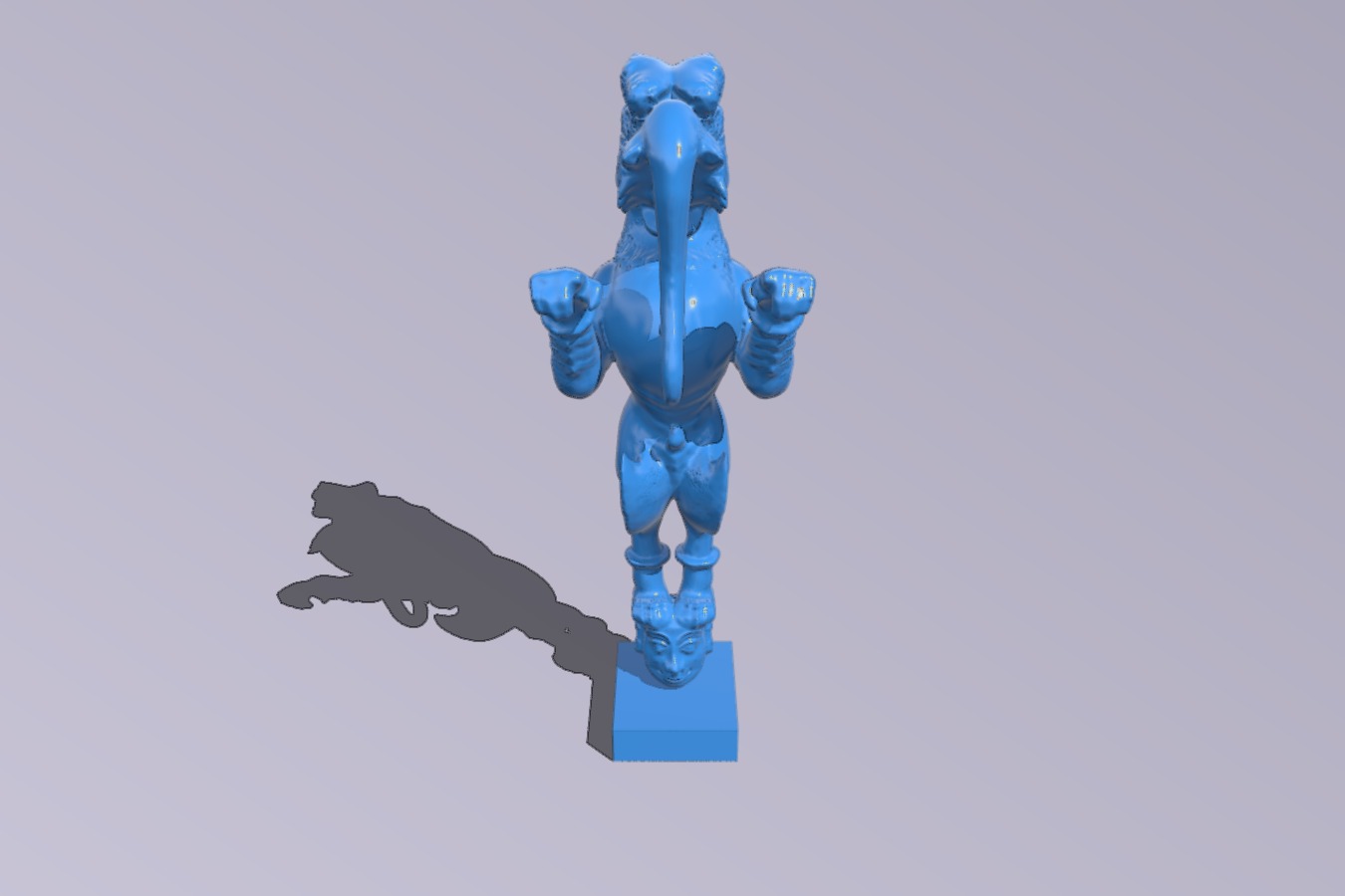 Combination of elephant and lion