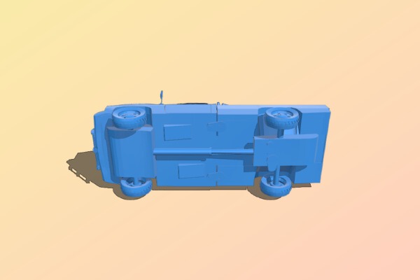 Chevrolet silverado 1986 – truck | 3d print model