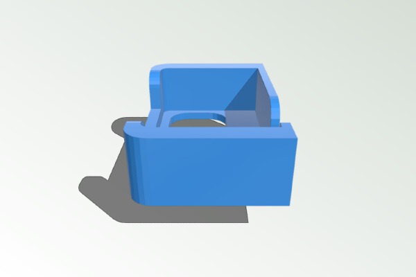 Power Strip Cradle Bracket remix | 3d print model