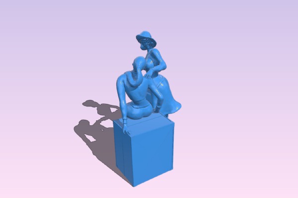The Divine Girls At History Road In Buenos Aires, Argentina | 3d print model