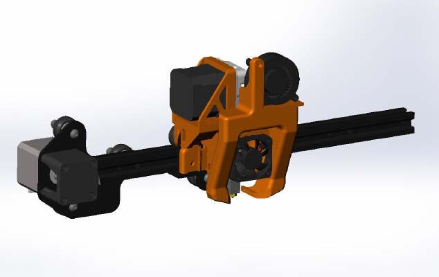 VOLCANO E3DV6 direct drive for CR10 _ ENDER 3 | 3d print model
