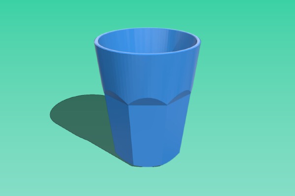 2.5D IKEA POKAL drinking glass | 3d print model