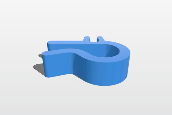 Filament Clip for 3mm Filament | 3d print model