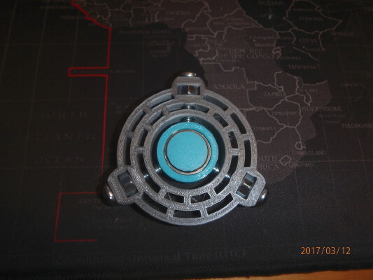 Bolt Halo Fidget Spinner - Wingnut2k #6 | 3d print model