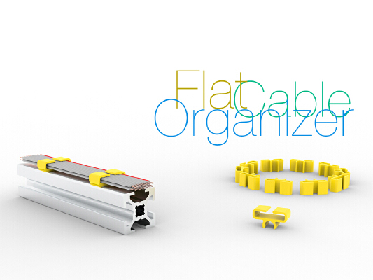Flat cable organizer | 3d print model