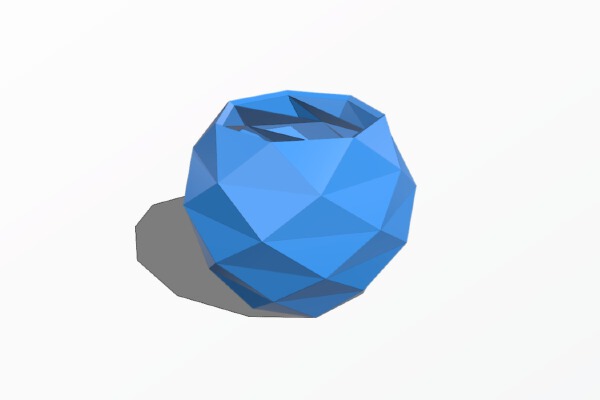 A Faceted Bowl created with http:__shapeshifter.io | 3d print model