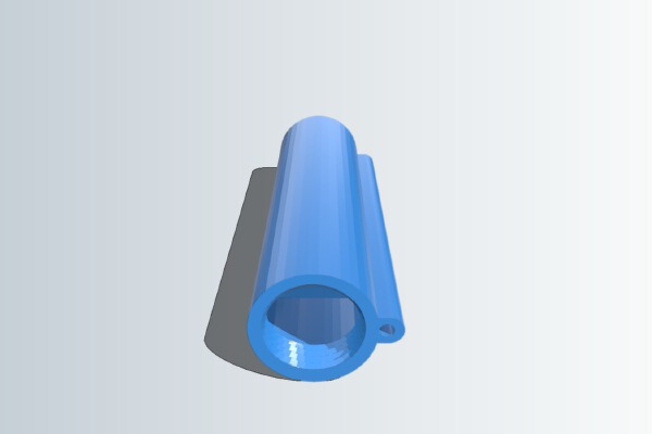 3D Printed Rocket with Forward Swept Fins | 3d print model