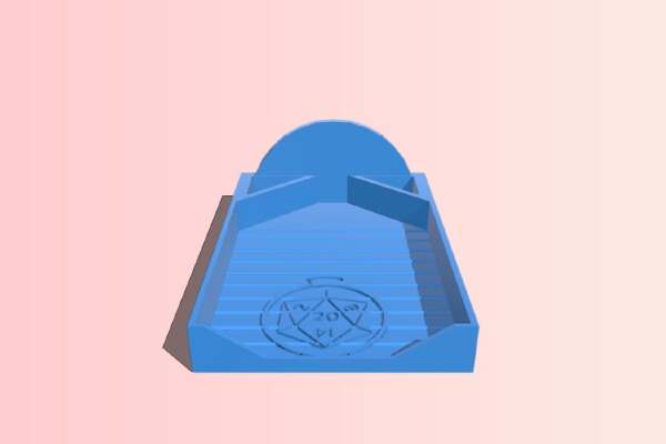 Dice Throwing Tray | 3d print model