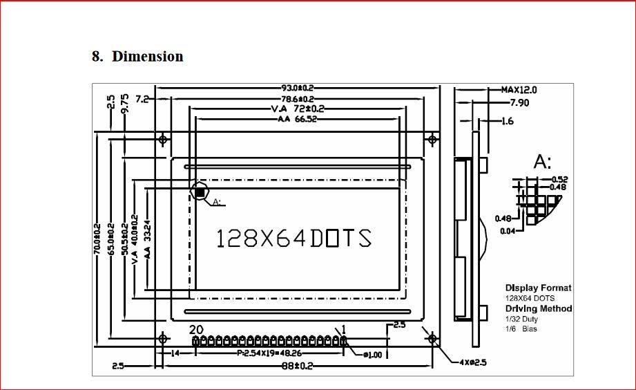 Slim and Elegant RepRap 12864 LCD Display Extrusion Mount Files to