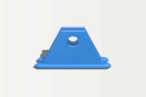 Bulliver - T6 Pair of Universal Mounts for Piping Rail (Kederschiene) | 3d print model