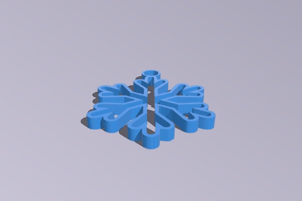 Snowflake Ornament | 3d print model