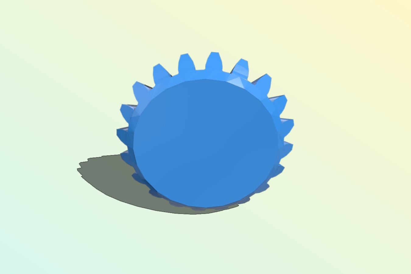 Straight bevel gear