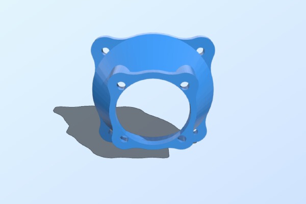 Mar's E3D Trinity Mount: for mounting 3xE3Dv6's! (1.75mm and 3mm) | 3d print model