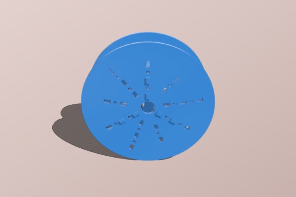 parametric plywood filament spool | 3d print model