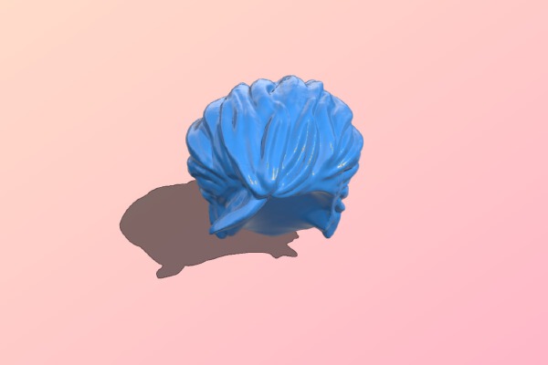 Male short hair | 3d print model