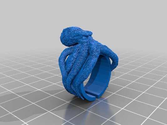 Cthulhu Halloween Ring | 3d print model